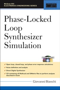 Cover image: Phase-Locked Loop Synthesizer Simulation 1st edition 9780071453714