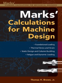 Cover image: Mark's Calculations For Machine Design 1st edition 9780071436892