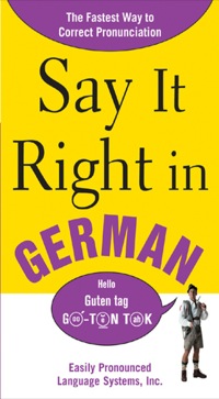 Cover image: Say It Right In German 1st edition 9780071469227