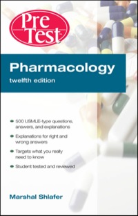 Cover image: Pharmacology PreTest™ Self-Assessment and Review 12th edition 9780071471817