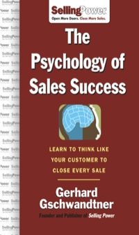 Cover image: The Psychology of Sales Success 1st edition 9780071476003