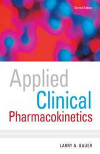 Cover image: Applied Clinical Pharmacokinetics 2nd edition 9780071476287