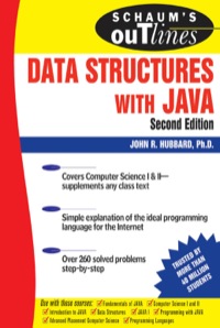 Cover image: Schaum's Outline of Data Structures with Java 2nd edition 9780071476980