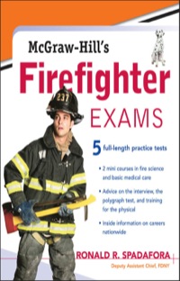 Cover image: McGraw-Hill's Firefighter Exams 1st edition 9780071477697