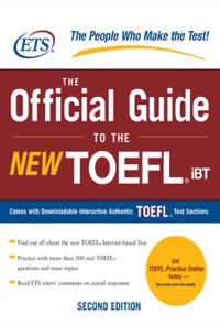 Cover image: The Official Guide to the New TOEFL iBT 2nd edition 9780071481045