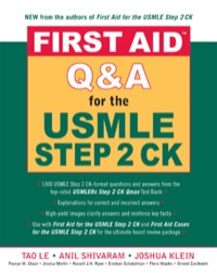Cover image: First Aid Q&A for the USMLE Step 2 CK 1st edition 9780071481731