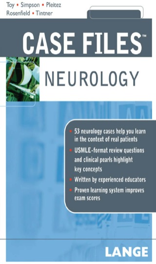 Cover image: Case Files Neurology 1st edition 9780071482875