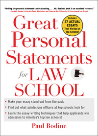 表紙画像: Great Personal Statements for Law School 1st edition 9780071453004