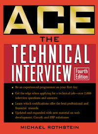 Cover image: Ace the Technical Interview 1st edition 9780072126228
