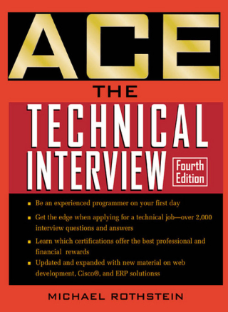 Titelbild: Ace the Technical Interview 1st edition 9780072126228