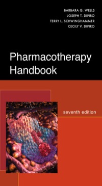 Cover image: Pharmacotherapy Handbook 7th edition 9780071485012