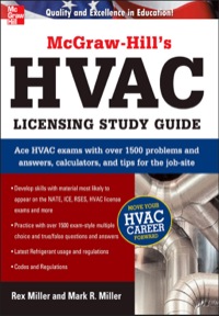 Cover image: McGraw-Hill's HVAC Licensing Study Guide 1st edition 9780071486408