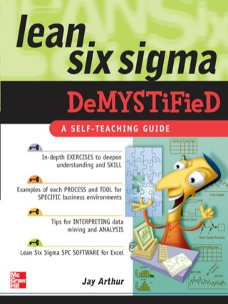 Cover image: Lean Six Sigma Demystified 1st edition 9780071486507