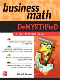 Imagen de portada: Business Math Demystified 1st edition 9780071464703