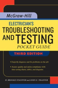 Cover image: Electrician's Troubleshooting and Testing Pocket Guide 3rd edition 9780071487825