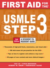 Cover image: First Aid for the USMLE Step 3 2nd edition 9780071487962