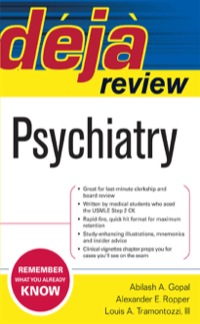 Cover image: Deja Review Psychiatry 1st edition 9780071488327
