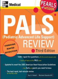Cover image: PALS (Pediatric Advanced Life Support) Review: Pearls of Wisdom 3rd edition 9780071488334