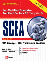 Cover image: Sun Certified Enterprise Architect for Java EE Study Guide (Exam 310-051) 2nd edition 9780071488617