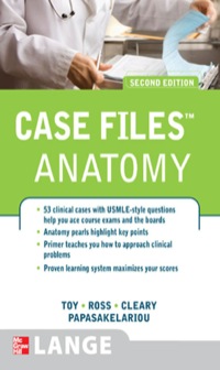 Cover image: Case Files Anatomy 2nd edition 9780071489805