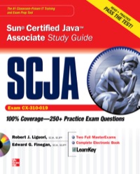 Cover image: SCJA Sun Certified Java Associate Study Guide (Exam CX-310-019) 1st edition 9780071490030