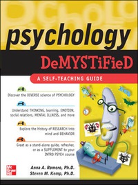 Imagen de portada: Psychology Demystified 1st edition 9780071460309