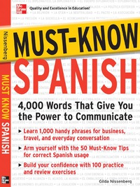 Imagen de portada: Must-Know Spanish 1st edition 9780071456432
