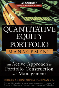 表紙画像: Quantitative Equity Portfolio Management 1st edition 9780071459396