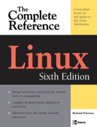 Cover image: Linux: The Complete Reference 6th edition 9780071492478