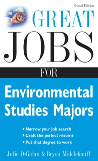 Cover image: Great Jobs for Environmental Studies Majors 2nd edition 9780071493154