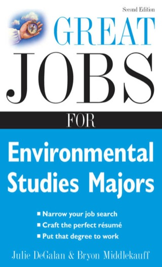 Cover image: Great Jobs for Environmental Studies Majors 2nd edition 9780071493154