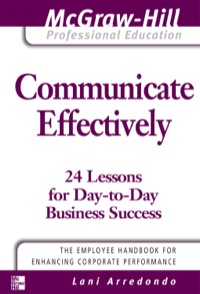 Cover image: Communicate Effectively 9780071493376