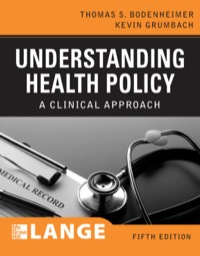 Cover image: Understanding Health Policy 5th edition 9780071496063
