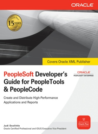 Cover image: PeopleSoft Developer's Guide for PeopleTools & PeopleCode 1st edition 9780071496629