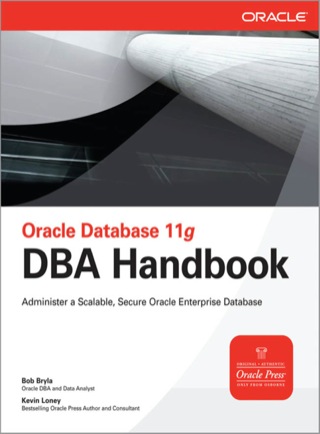 Cover image: Oracle Database 11g DBA Handbook 1st edition 9780071496636