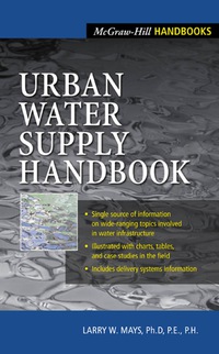 صورة الغلاف: Urban Water Supply Handbook 1st edition 9780071371605