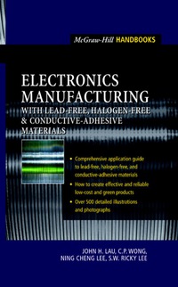 صورة الغلاف: Electronics Manufacturing 1st edition 9780071386241