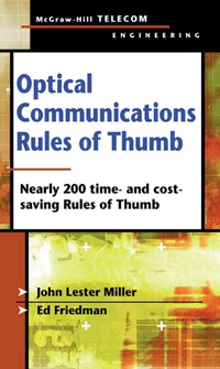 Cover image: Optical Communications Rules of Thumb 1st edition 9780071387781