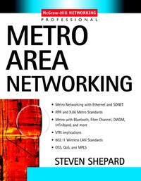 صورة الغلاف: Metro Area Networking 1st edition 9780071399142