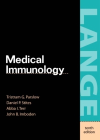 Imagen de portada: Medical Immunology 10th edition 9780838563007