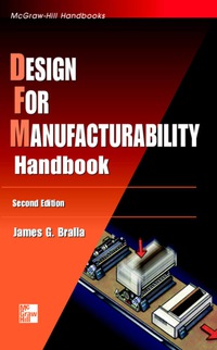 Cover image: Design for Manufacturability Handbook 2nd edition 9780070071391