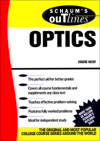 صورة الغلاف: Schaum's Outline of Optics 1st edition 9780070277304