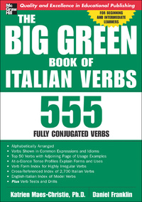 صورة الغلاف: The Big Green Book of Italian Verbs 1st edition 9780071431217