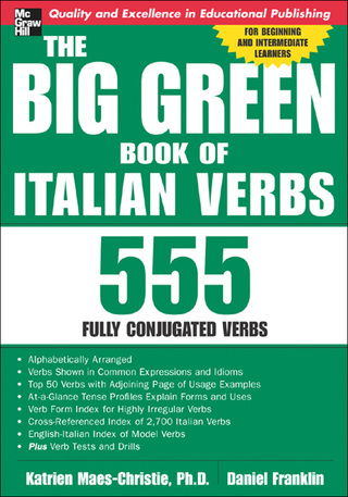 Titelbild: The Big Green Book of Italian Verbs 1st edition 9780071431217