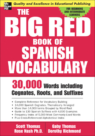 Imagen de portada: The Big Red Book of Spanish Vocabulary 1st edition 9780071447256
