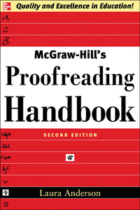 Cover image: McGraw-Hill's Proofreading Handbook 2nd edition 9780071457644
