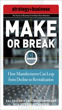 Cover image: Make or Break: How Manufacturers Can Leap from Decline to Revitalization 1st edition 9780071508308