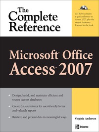 Imagen de portada: Microsoft Office Access 2007: The Complete Reference 1st edition 9780072263503