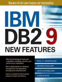 Cover image: IBM DB2 9 New Features 1st edition 9780072264593