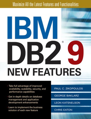 Imagen de portada: IBM DB2 9 New Features 1st edition 9780072264593